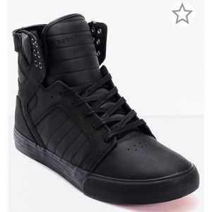 Supra Skytop Red Carpet Edition Black Skate Shoes